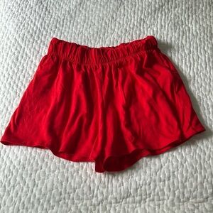 Red sweatshorts - Target - size small